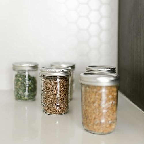 Miniatura 7 de Beautyflier Tapas de conservas con anillos de boca regular, tapas de tarro de masón de alta calidad para bola de boca regular, tarros Kerr, tapas de