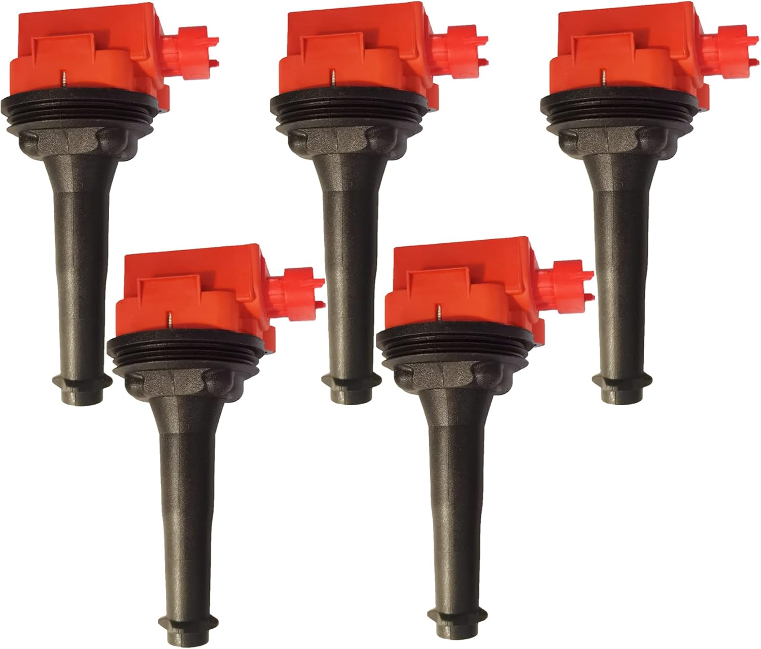 IGNITION COIL 30713416 UF341 UF-341 0221604001 C1258 SET OF 5 COMPATIBLE WITH Volvo C70 S60 S70 S80 V70 XC70 XC90 2.3 2.4 2.5 2.8 2.9 L5 L6