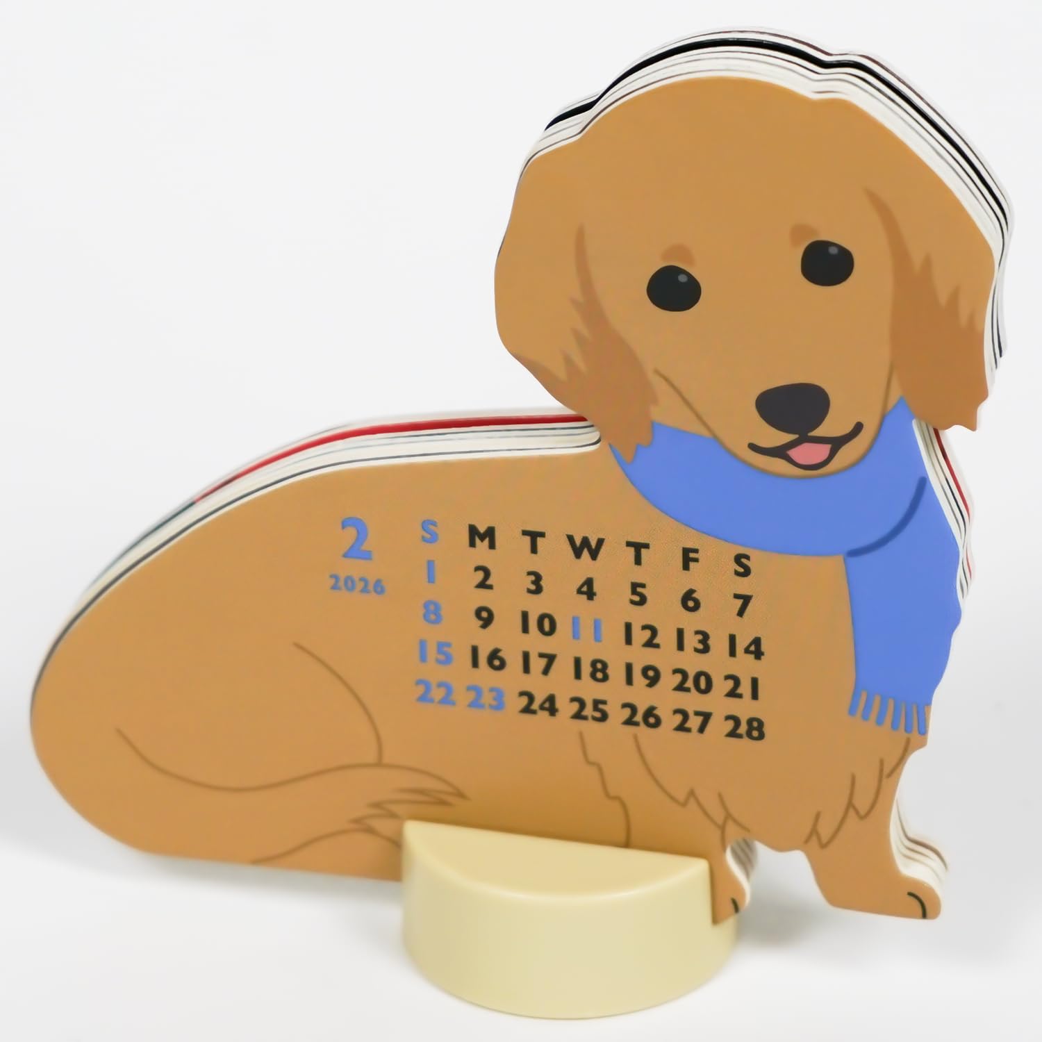 Amazon | グリーティングライフ 2026年 カレンダー アニマルダイカット