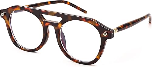 FEISEDY Gafas de bloqueo de luz azul aviador de los años 70, marco piloto cuadrado, antideslumbrante, gafas de computadora para mujeres y hombres,