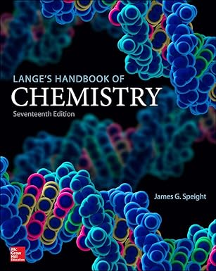 Lange's Handbook of Chemistry, Seventeenth Edition book cover