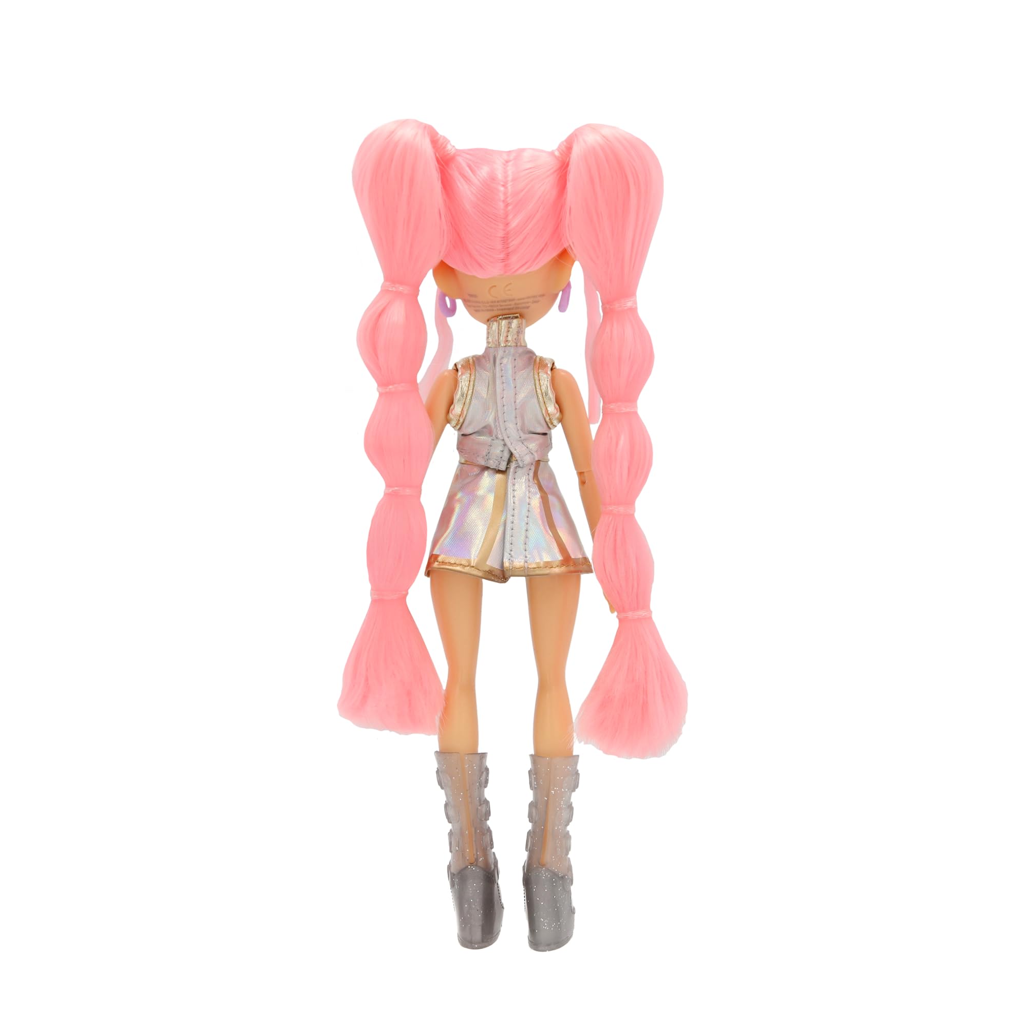 K Pop Idol Yuni Fashion Doll Lalka K-Pop Moonlight, różowe włosy plecione. 3 akcesoria do tworzenia optymalnych strojów dla fanów w wieku 3 lat