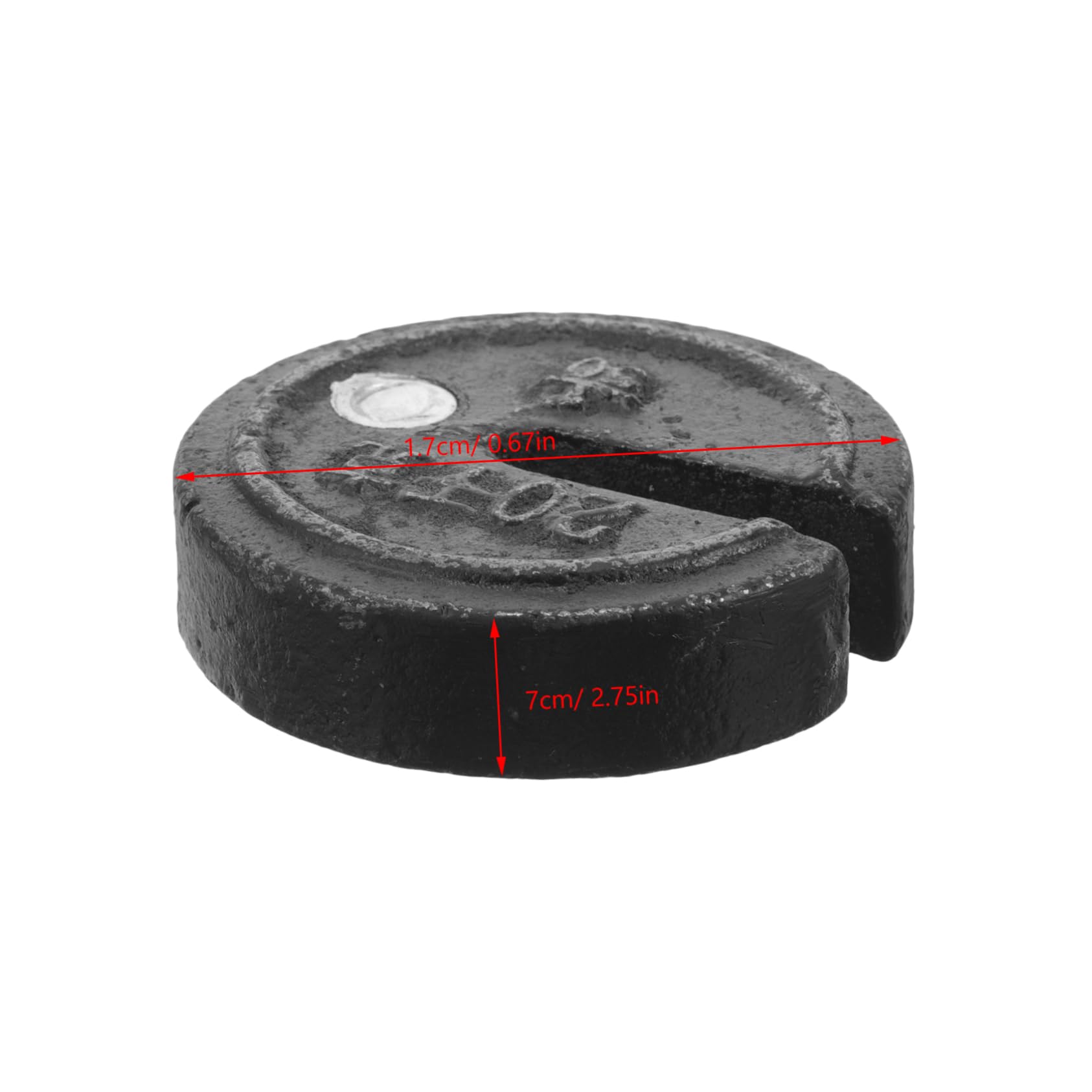 ERINGOGO Iron Medicine Scale Weight Reusable Anti-wear Scale Supply Compact Size Retro Design