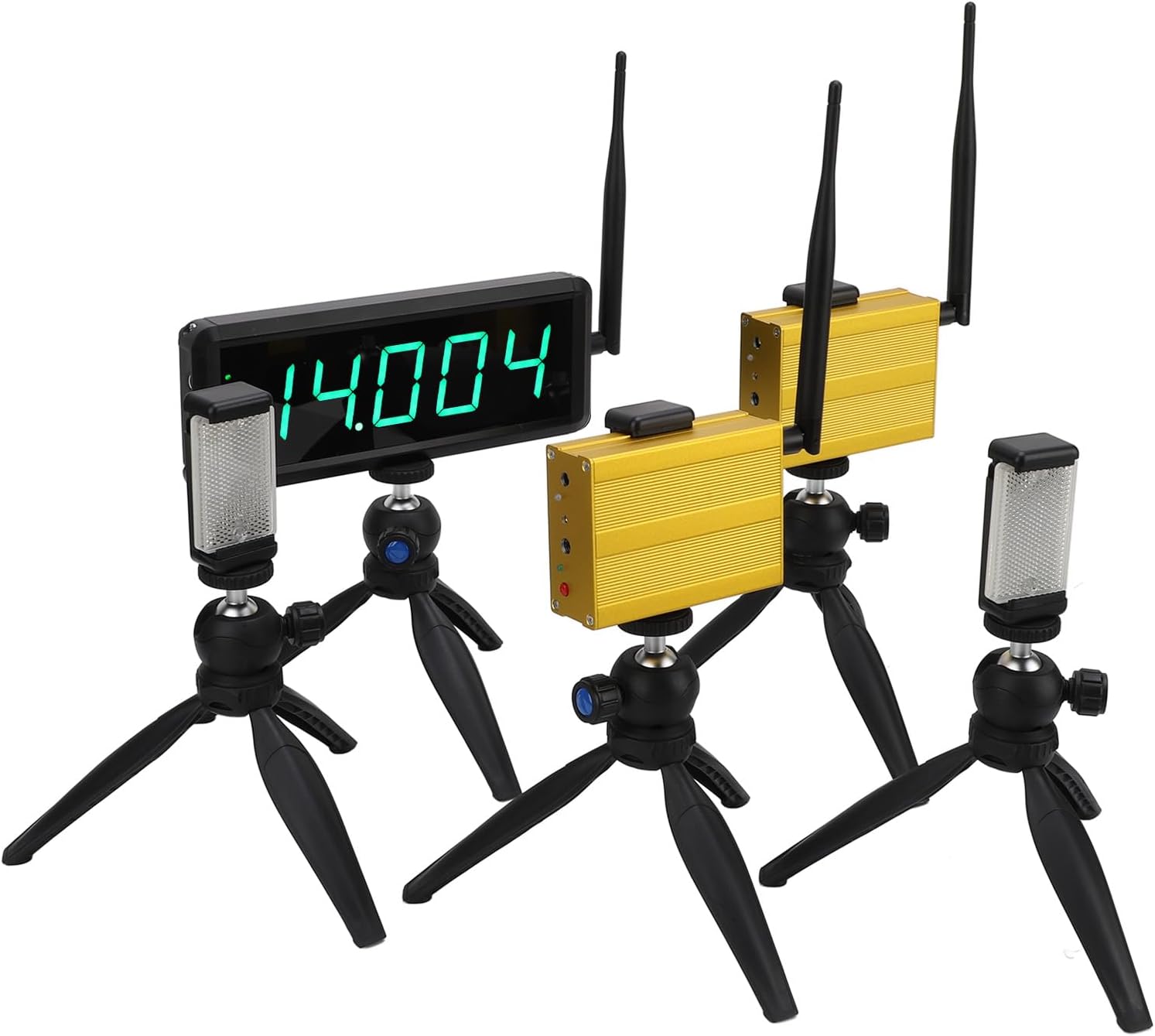 SUNGOOYUE Timer Timer High Performance Sprint Track for Motorcycle Races, Roller Skating, Aluminum Construction, Aluminum Construction