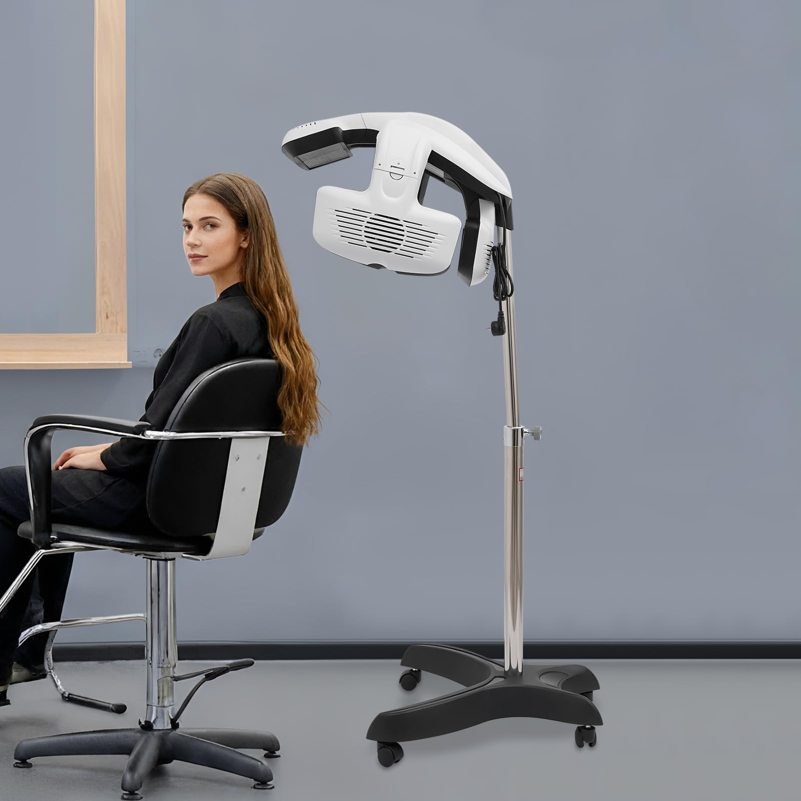 Ionen-Haube, professionelle Infrarot-Schwebethermohaube mit hochauflösendem Display und Kreislaufheizsystem, geeignet für Dauerwelle, Haarpflege und Haarfärbung