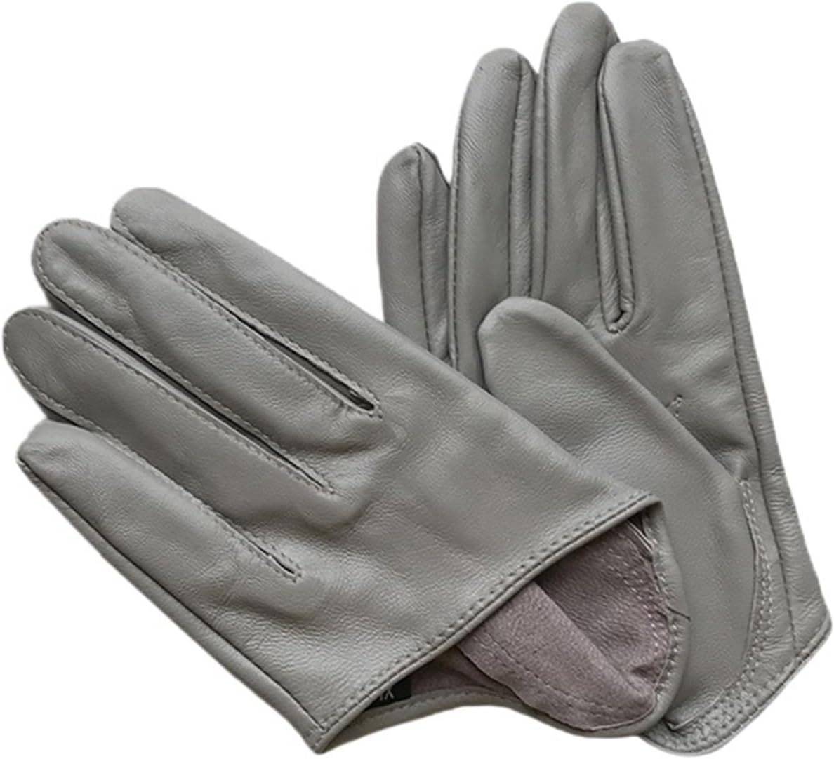 for Women, Short Style, Black, Female Mittens, Leather Gloves