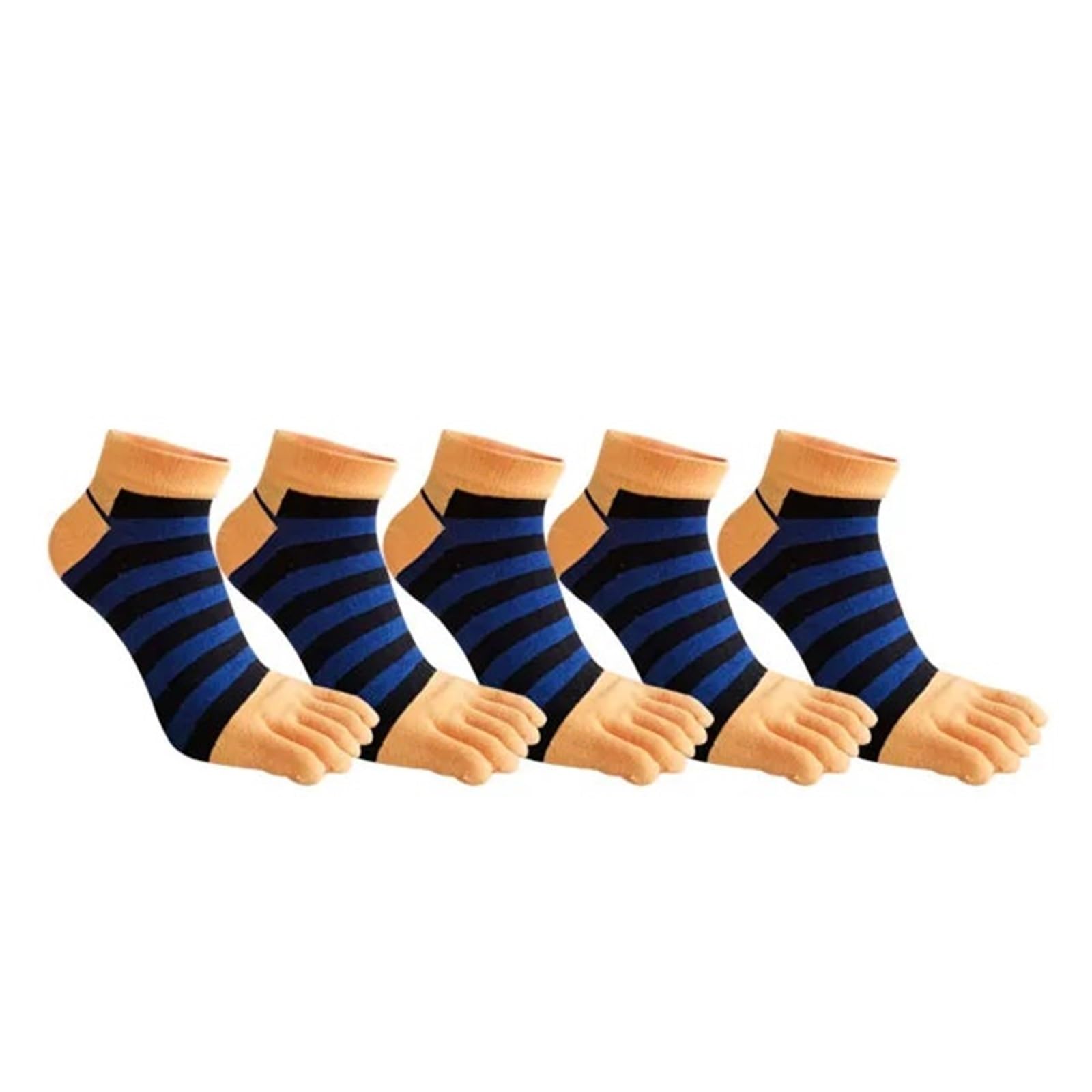 ITRHJTGP Finger Socks Tabi Toe Alignment Men Flip Flop Socks for Fitness(Color2)