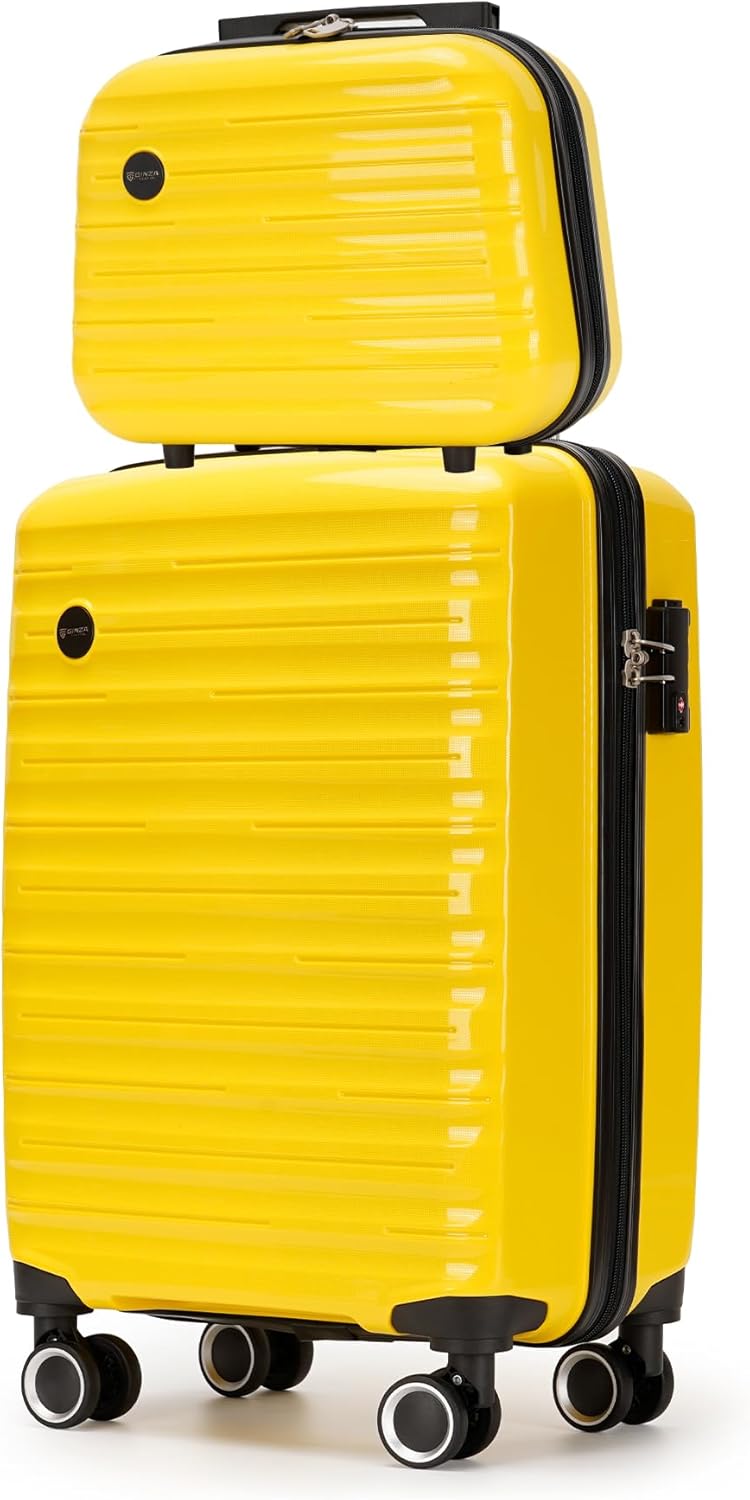 GinzaTravel Luggage 2-Piece PP Suitcase Set 20/13