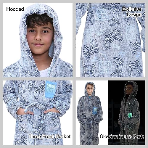 Robe de chambre gamer pour soirées d'hiver cocooning des filles et garçons - 7