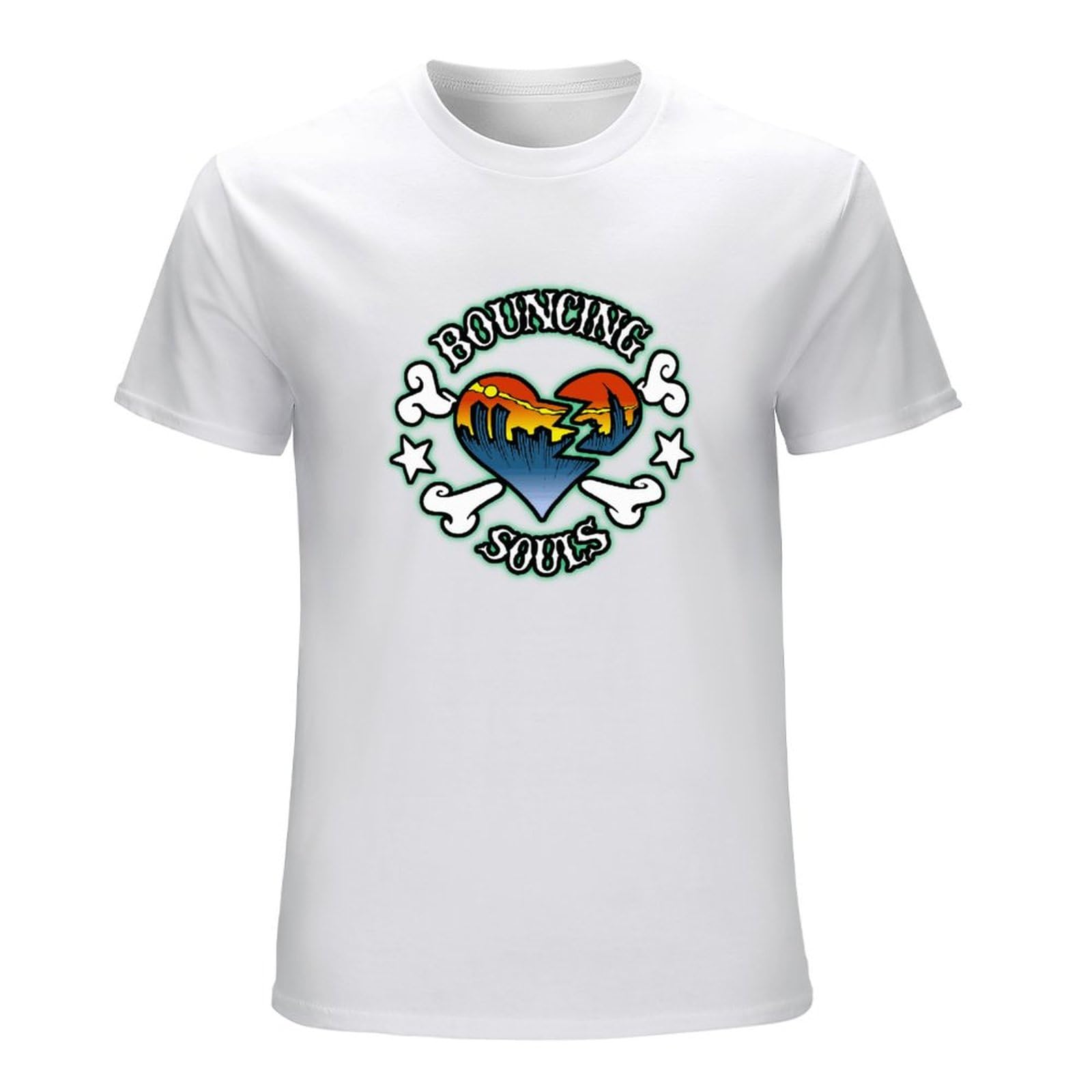 Men's The Bouncing Souls Logo Men's T-Shirt WhiteM White M