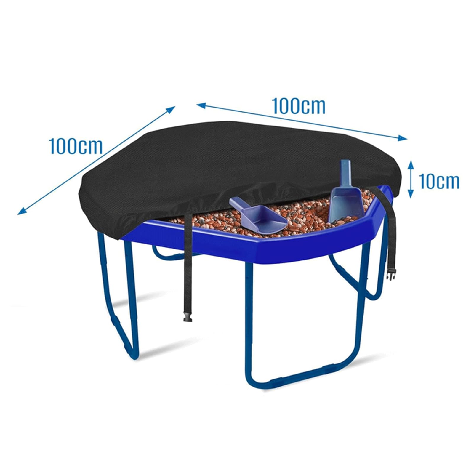 BDHI 1pc 100x100x10cm Universal Tuff Tray Cover with Strong Elastic Edges Universal Fit To Any Tuff Tray Size(Y352-1) - Image 2