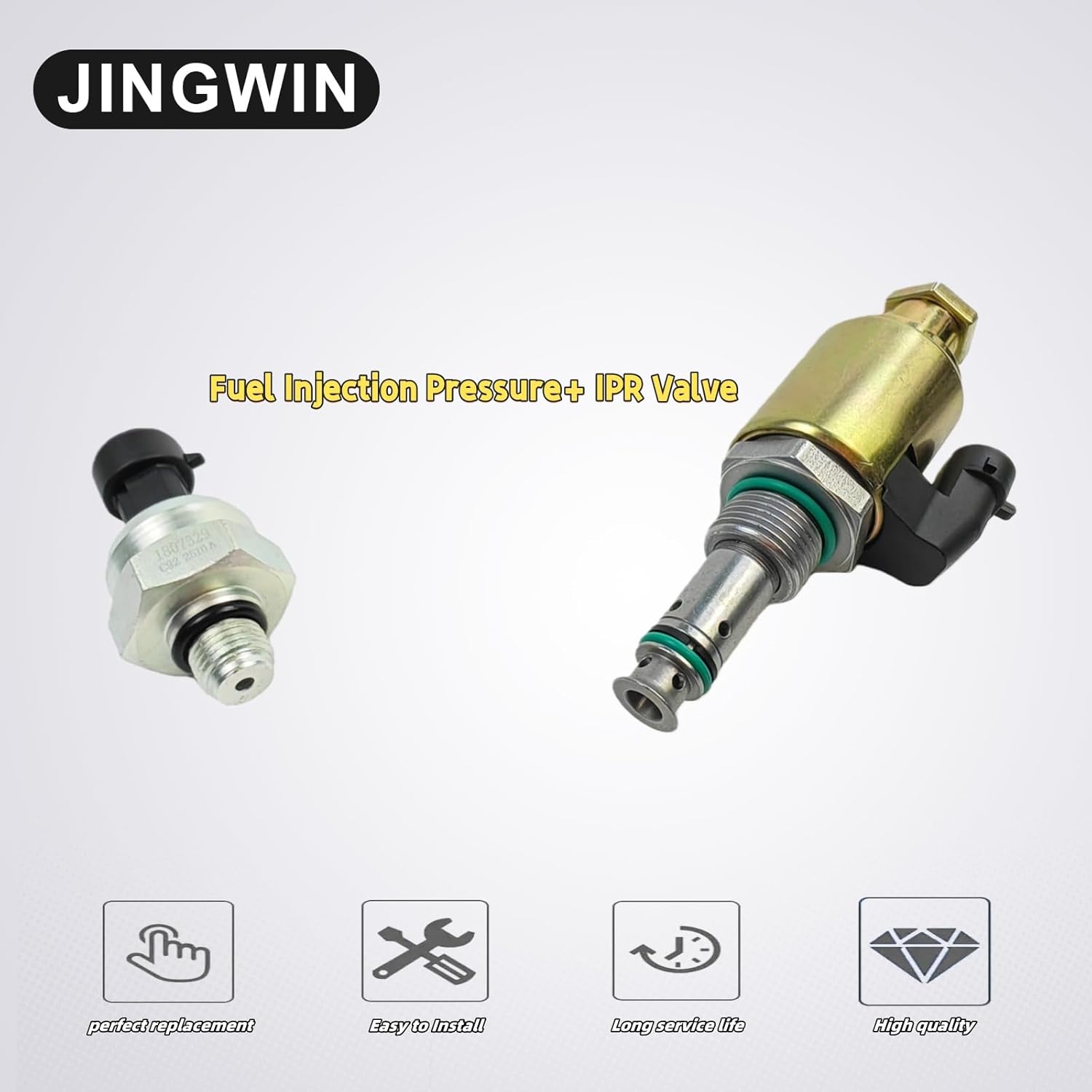 F81Z9C968AA 1829856C91 IPR Valve Injection Pressure Regulator and ICP Injection Control Pressure Sensor Kit with Electrical Connector for 7.3L Powerstroke 1995-2003 F250 F350 F450 F550 E350 E450 E550