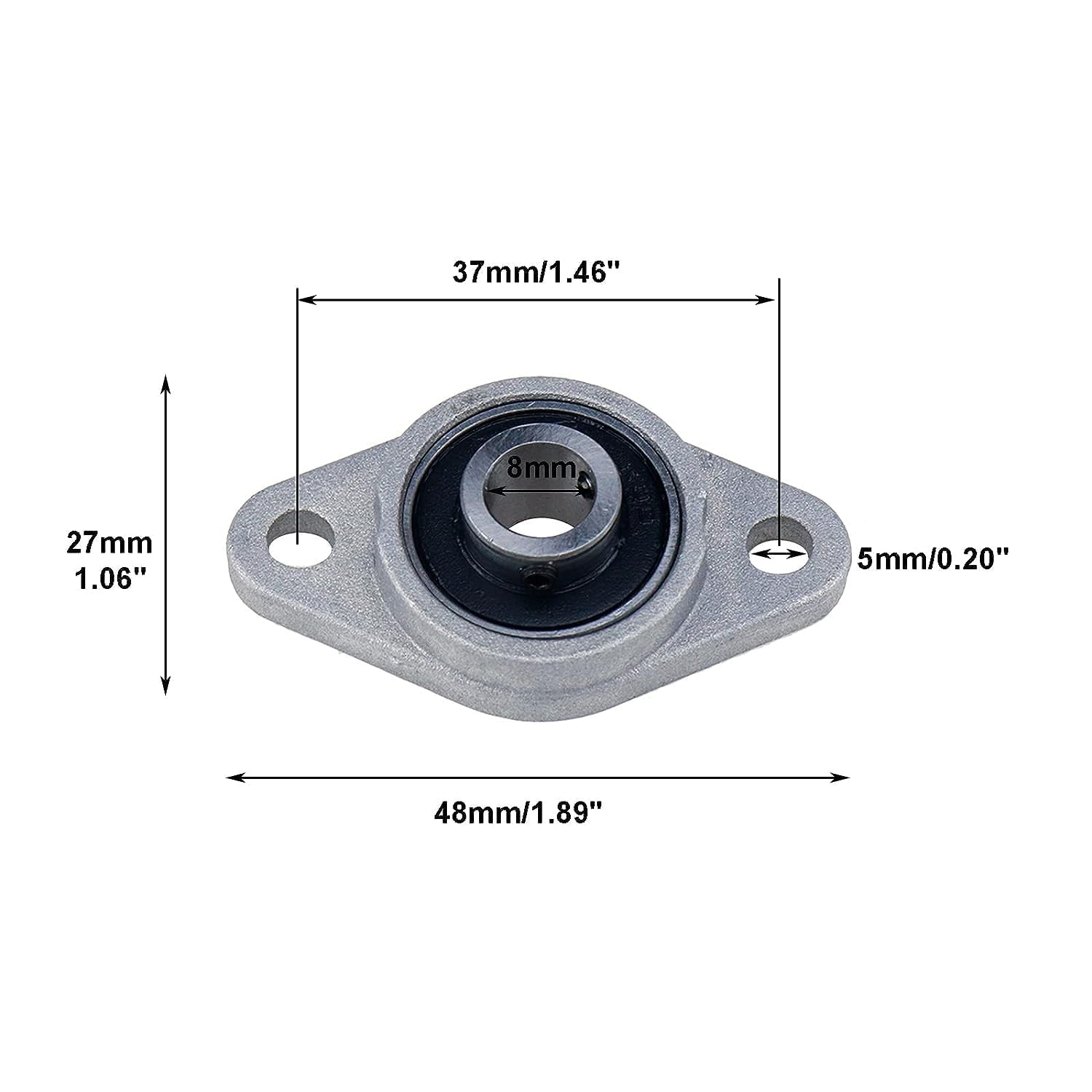 Bearing SB208 90208 Pillow Block Ball Bearing 40x80x34mm