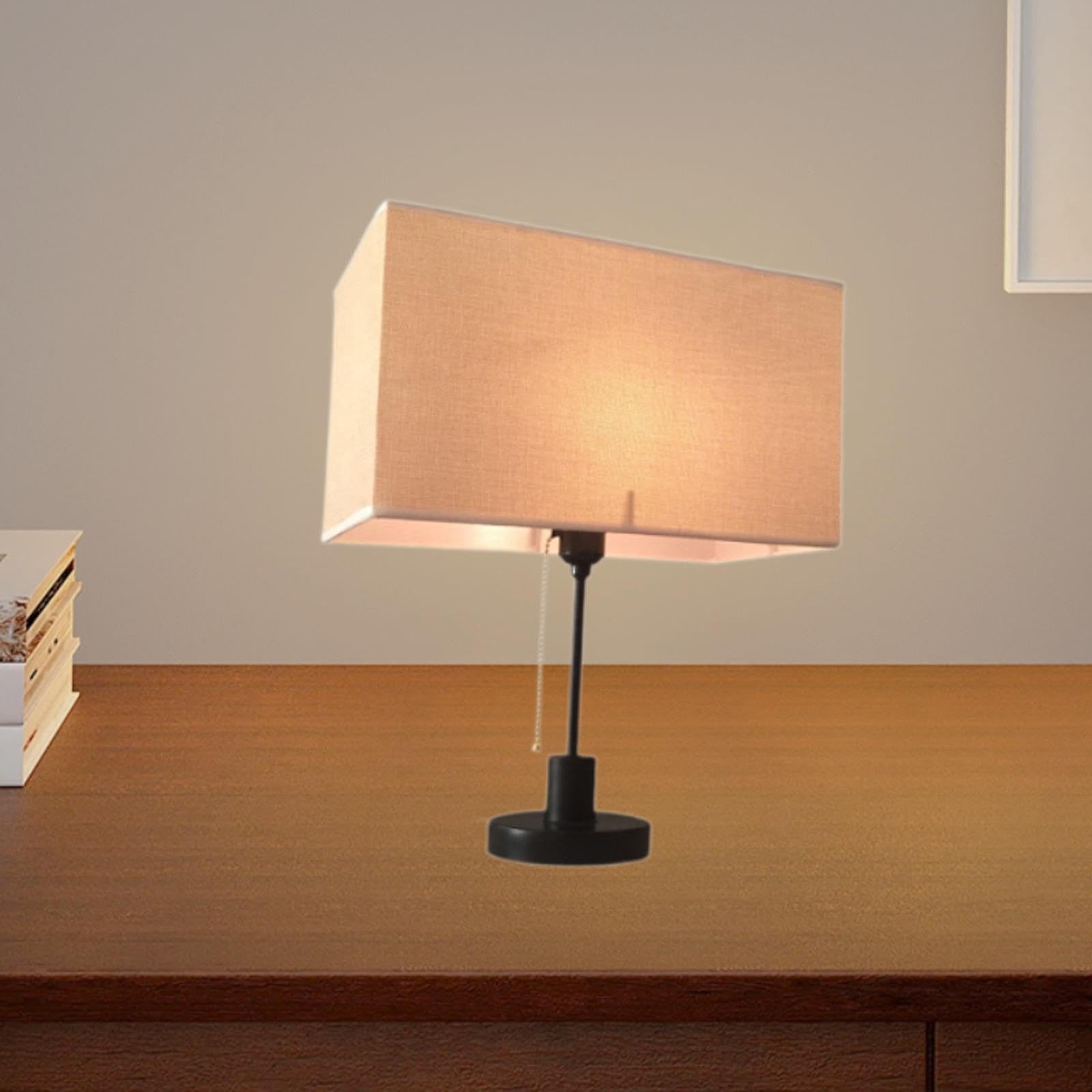 Paralume per Lampada a Sospensione Copri Lampada da Tavolo Ricambio per Piantana in Tessuto di Lino Design Raffinato Adatto per Regalo Inaugurazione, Giallo, M