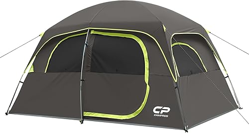 Miniatura 15 de CAMPROS CP Upgraded 6/8 Person Camping Tents, Waterproof Windproof Family Tent with Larger Mesh Windows & Door, Double Layer, Easy Set Up, Verde