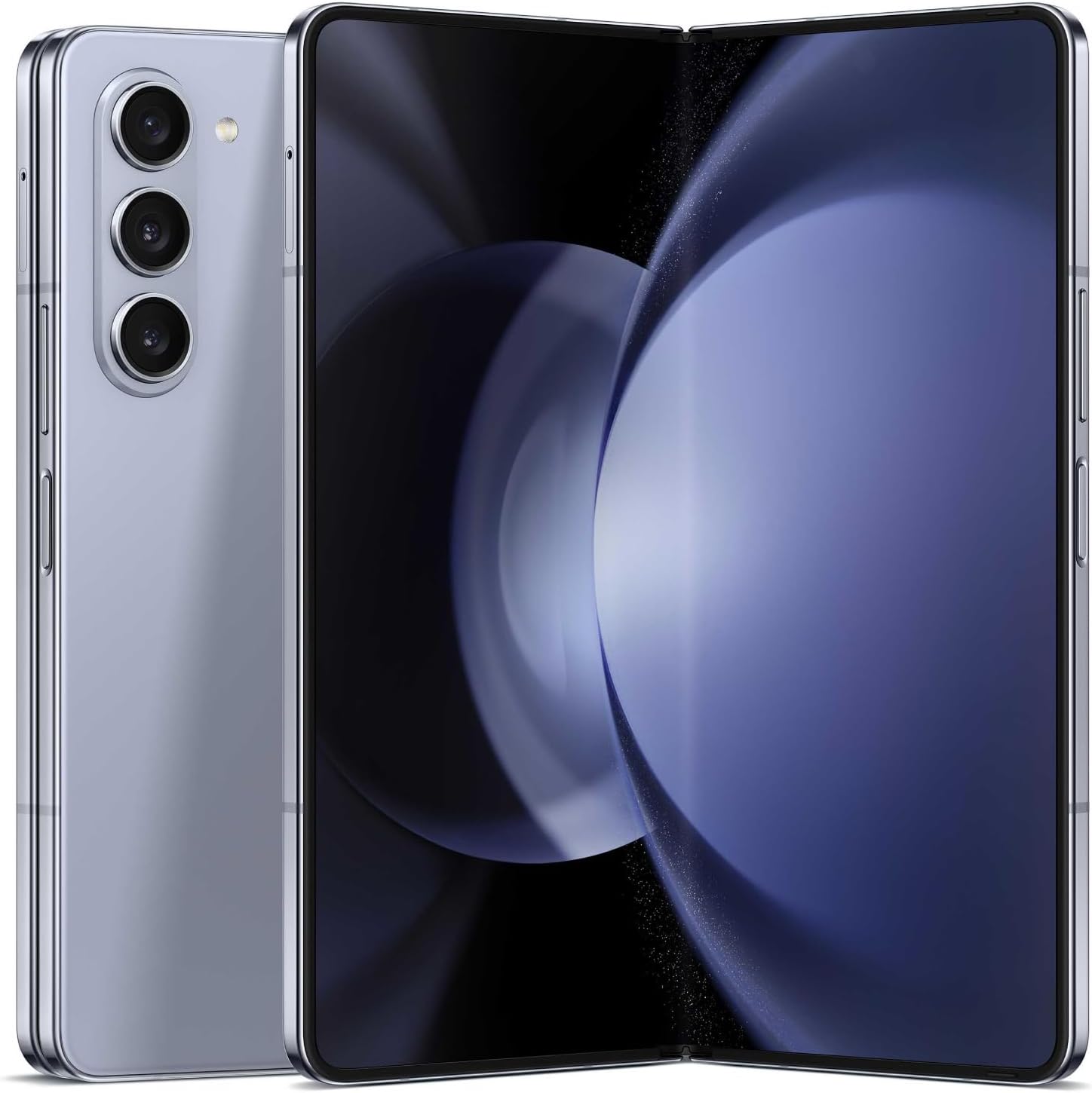 Galaxy Z Fold5 AI Phone, 256GB Unlocked Android Smartphone, Big 7.6” Screen for Streaming, Gaming, Dual App View, One-Hand Control, Hands-Free Use, US Version, 2023, Icy Blue