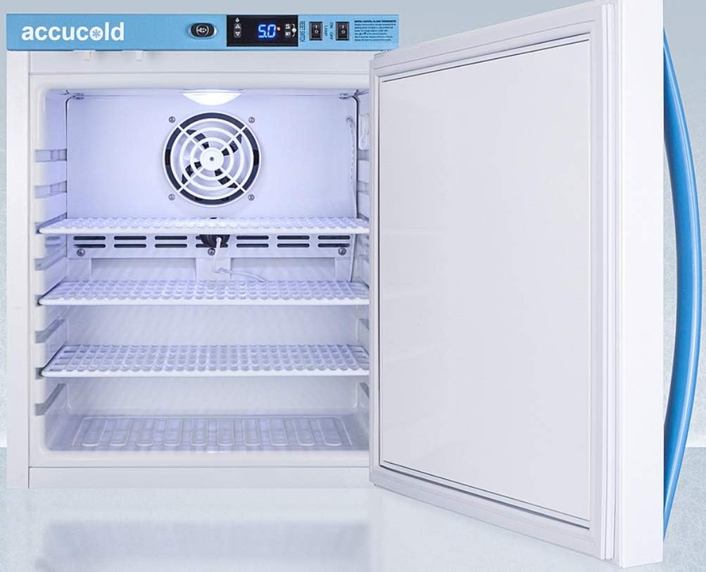 Summit Appliance ARS1PVDL2B Pharma-Vac Performance Series 1 Cu.Ft. Compact All-refrigerator for Vaccine Storage with Factory-installed Data Logger, Auto Defrost, Lock, Digital Thermostat, White