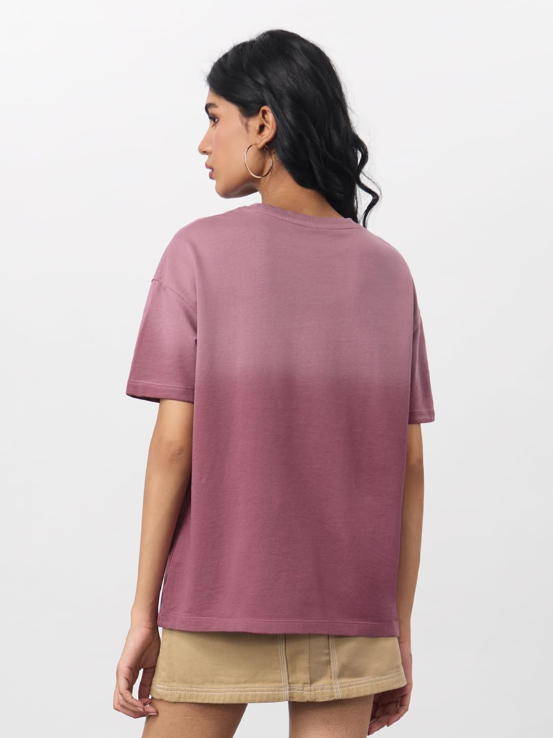 The Souled Store Winnie l'ourson : été jour femme et fille manches courtes col rond rose imprimé graphique coton léger quotidien streetwear surdimensionné
