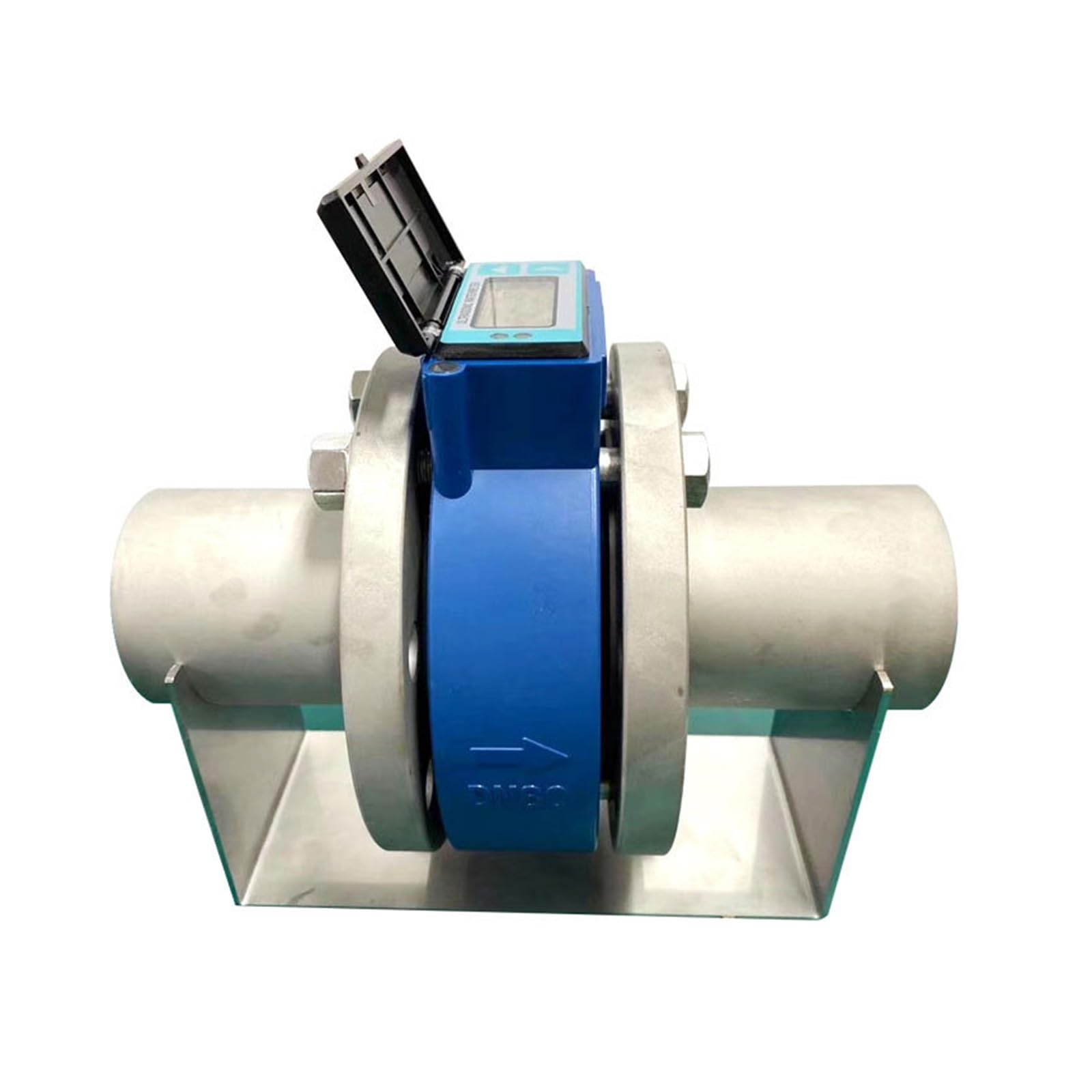 Medidor de flujo de agua ultrasónico, medidor de flujo de riego agrícola con pantalla LCD, batería integrada, protección IP68 para gestión de jardines