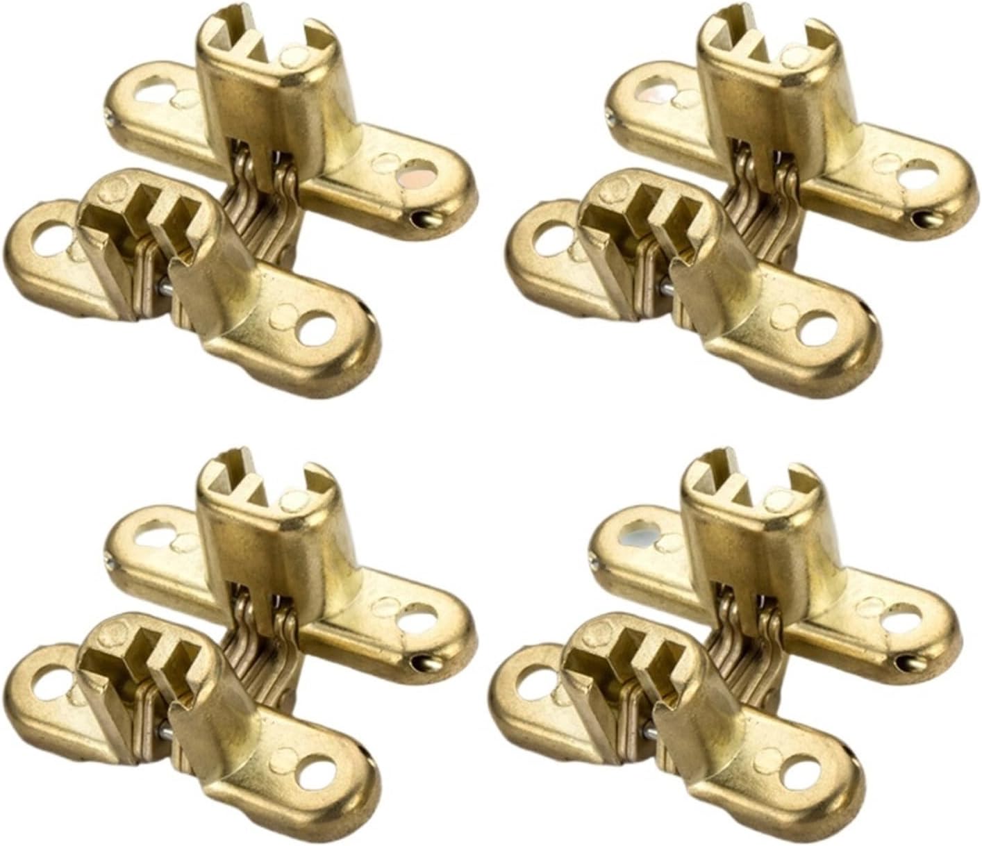 4pcs Hinges Kitchen Cabinet Mute Concealed Hidden Cross Widely Used Doors DIY for Doors/262