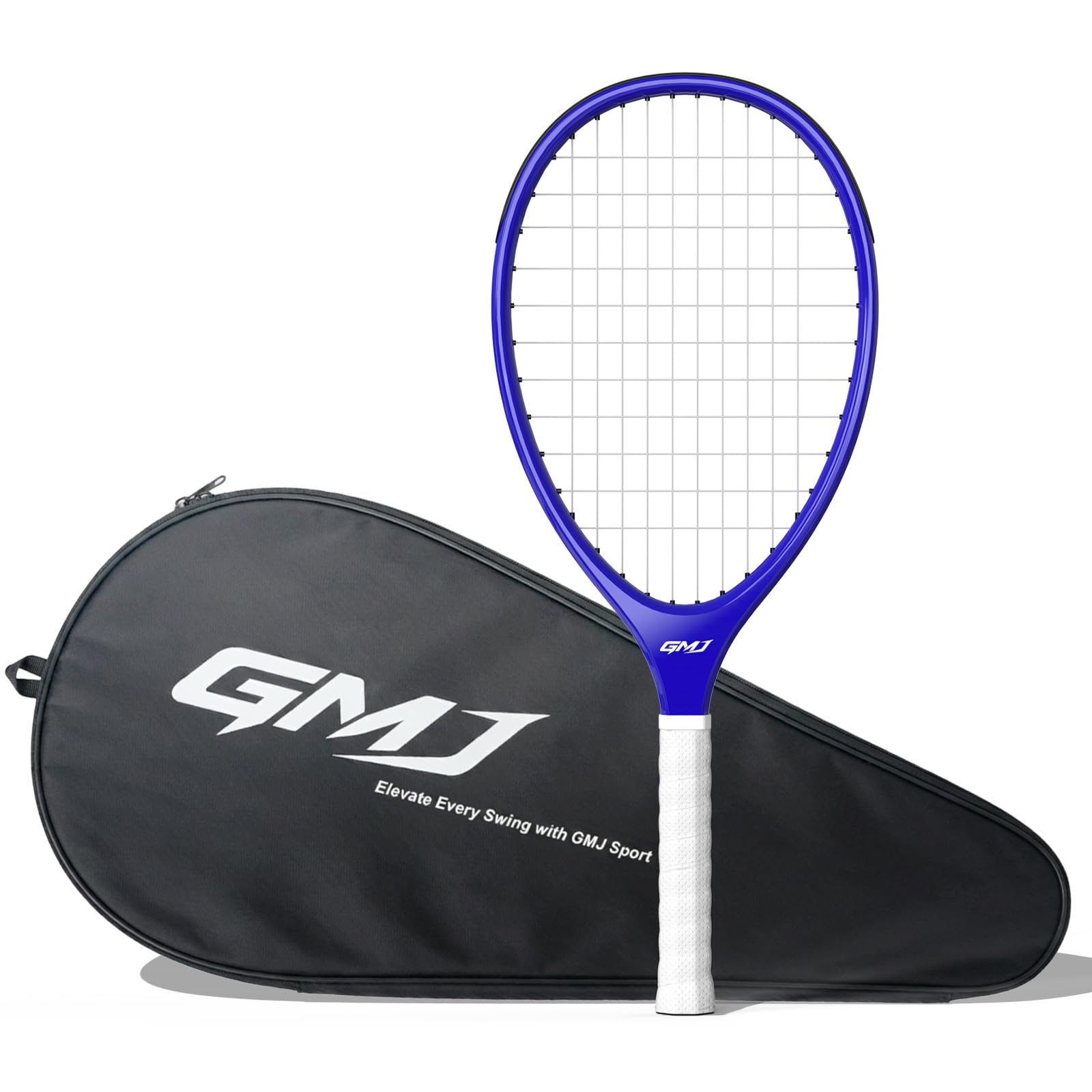 Carbon Fiber TYPTI Racket 22 Inch Strung Racquet, Hot-Press One-Piece Frame 10x11 Nylon S…