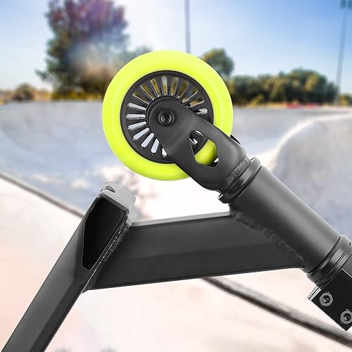 Miniatura 4 de VOKUL Complete Pro Scooter for Kids Boys Girls Teens Up 6 Years - Freestyle Tricks Pro Stunt Scooter (Green)