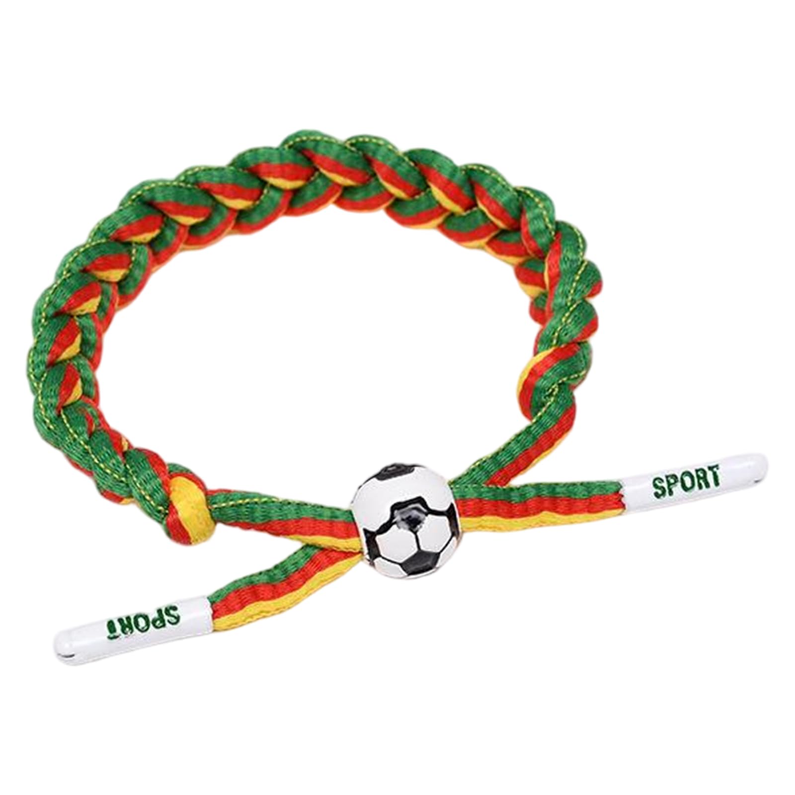 Football Cup of 2026 Bracelet Soccer Bracelets, Adjustable Braided Football Bracelet Stylish Soccer Fans Accessories for Men Women Boys Girls Team Gifts A14