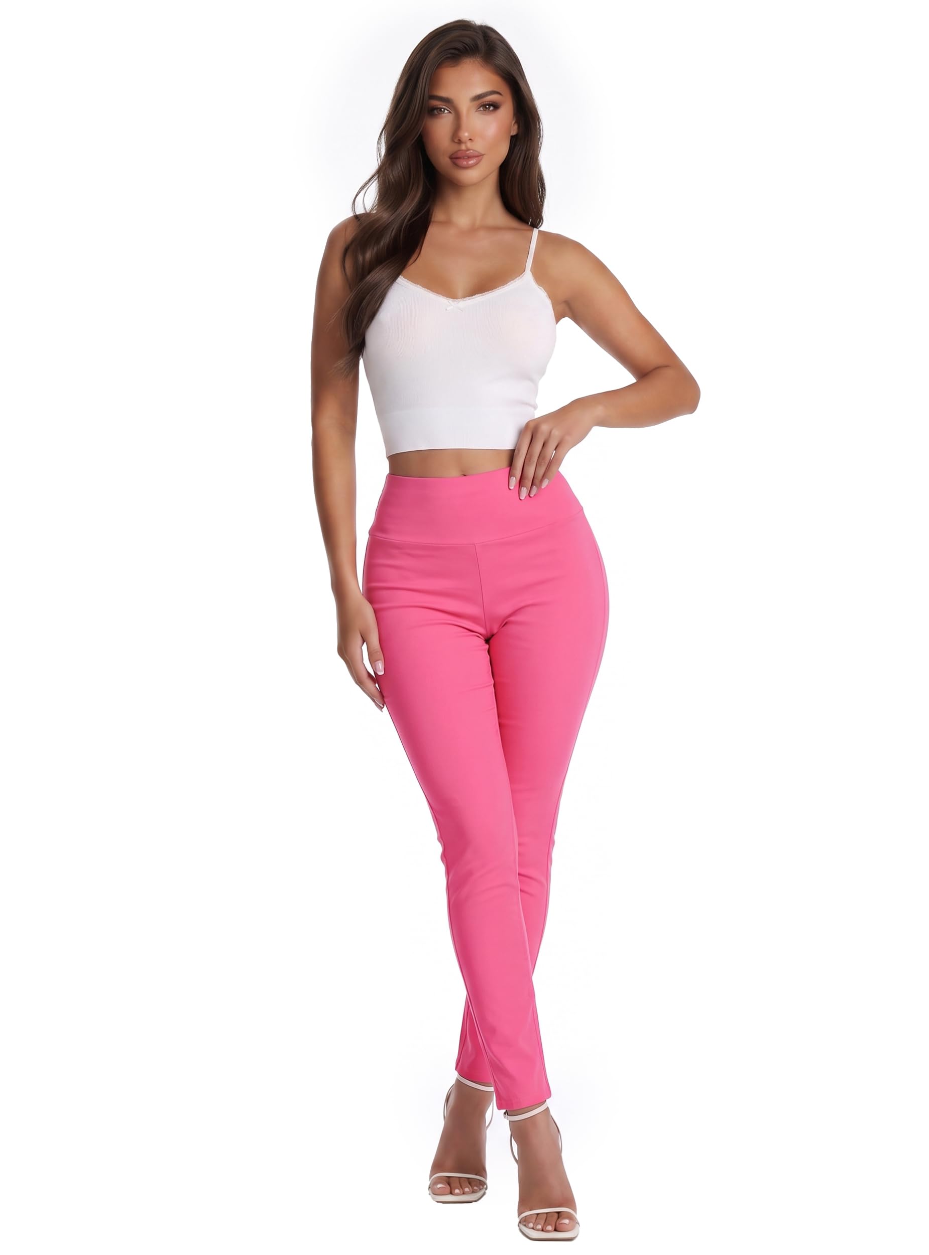 Hybrid &amp; Company Super Comfy Stretch with Full Elastic Waist Pull On Millennium Twill Pant