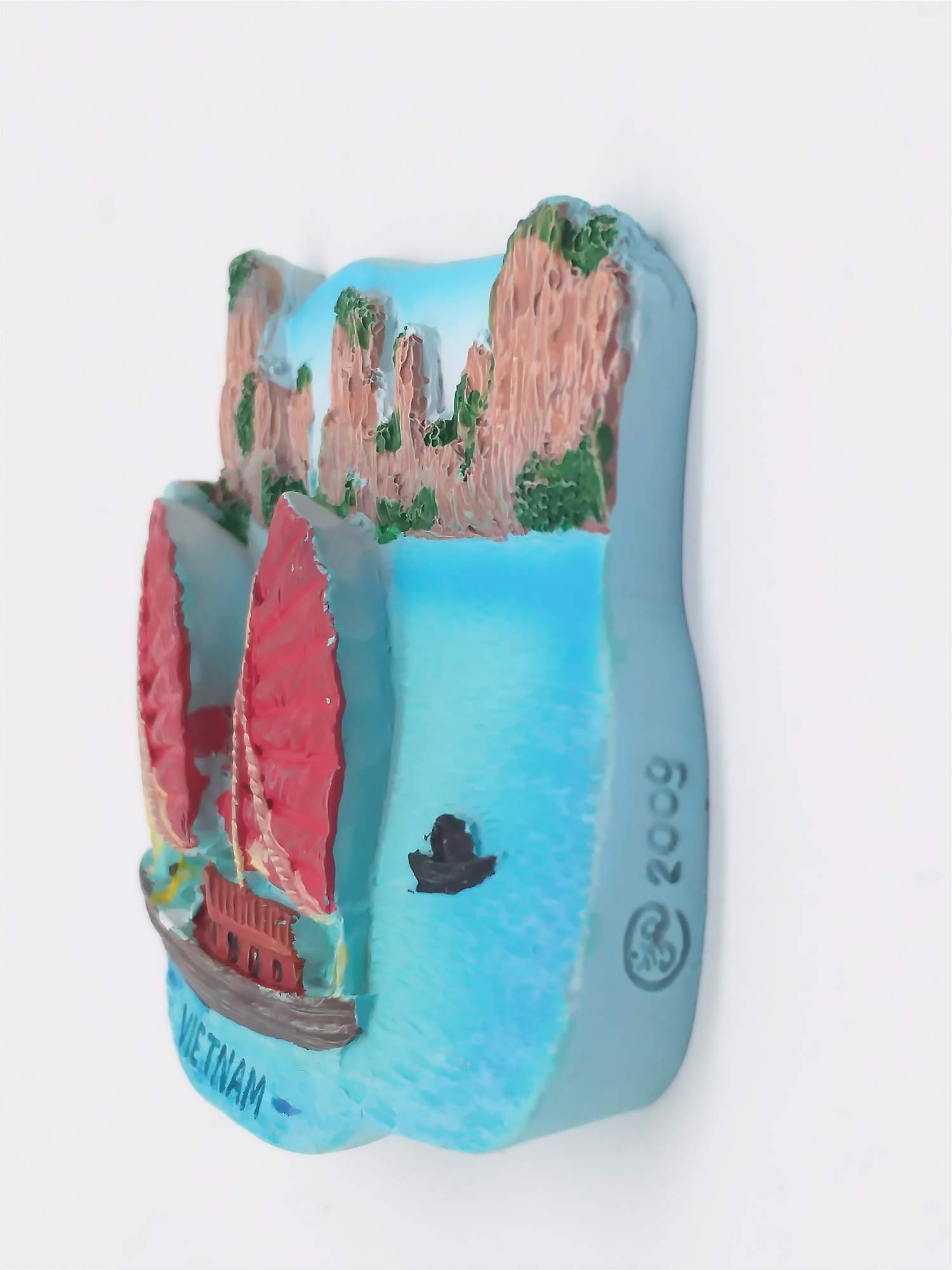 Aimant Réfrigérateur 3D Vietnam Souvenir Touristique - Décoration Cuisine Fait Main