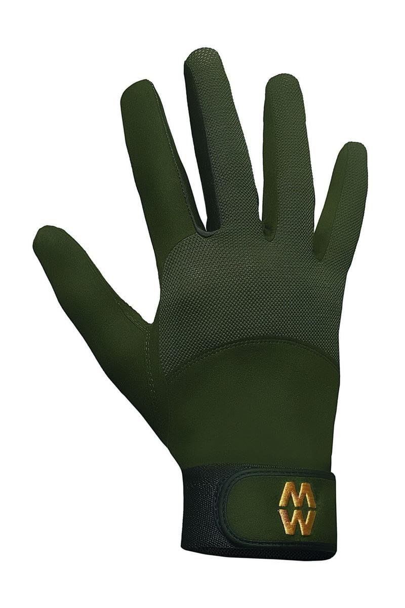 Macwet Men's & Women's 1 Pair Long Mesh Sports Gloves 7.75 Green