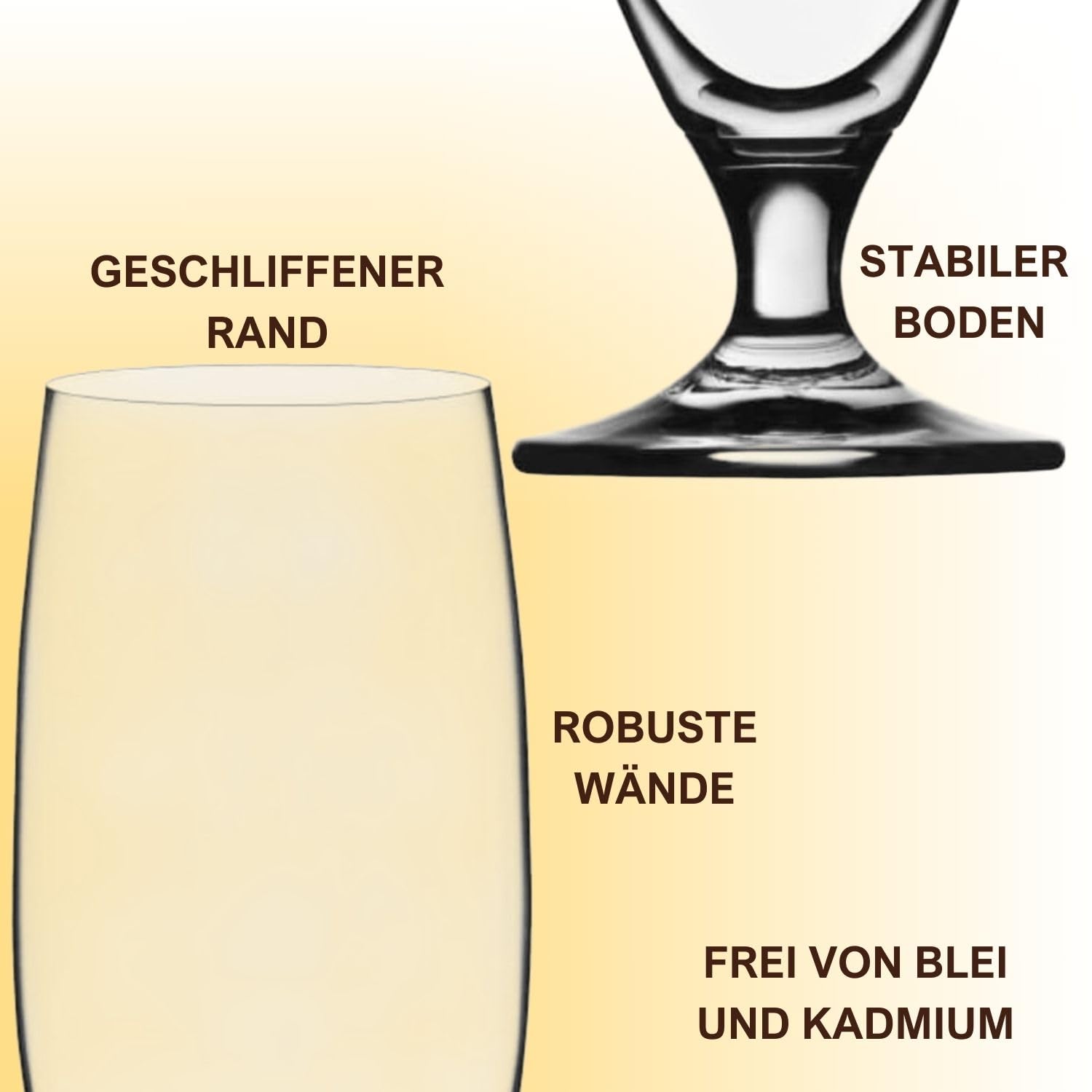 Biergläser, Biertulpe 6er Set, IMPERIAL - 0,3 Liter