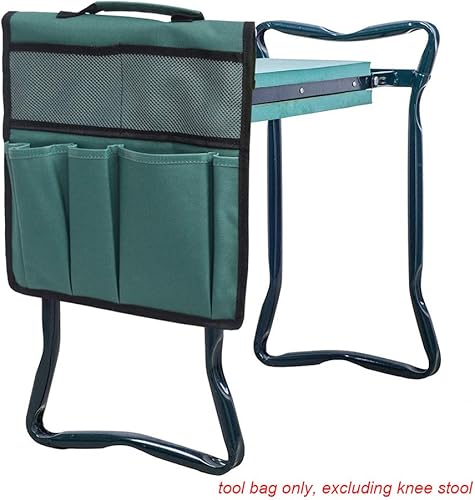 Miniatura 4 de Bolsa de herramientas de jardín para rodilleras, bolsa de almacenamiento portátil para herramientas de jardín con múltiples bolsillos para