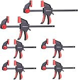 Spurtar Lot de 6 Serre Joint Menuisier de 150 MM et 300 MM - 1