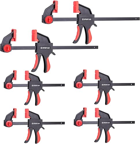 Spurtar Lot de 6 Serre Joint Menuisier de 150 MM et 300 MM