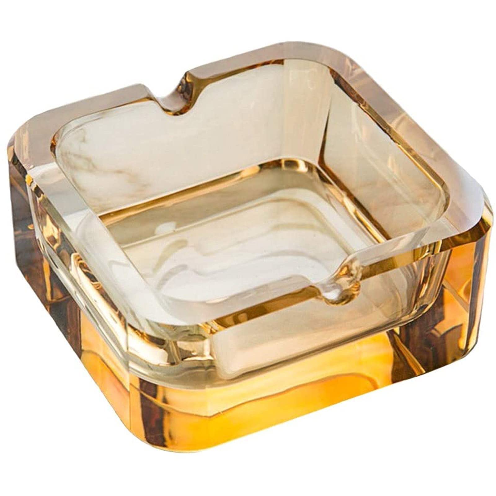 Verre en cristal de cendrier haut de gamme pour décoration de bureau