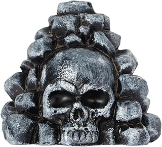Screaming Aztec Death Whistle Sounding for Halloween Pranks Skull Authentic Human Wacky Whistle 125+ dB Weird Gift Authentic Human Sounding Screams (Black)