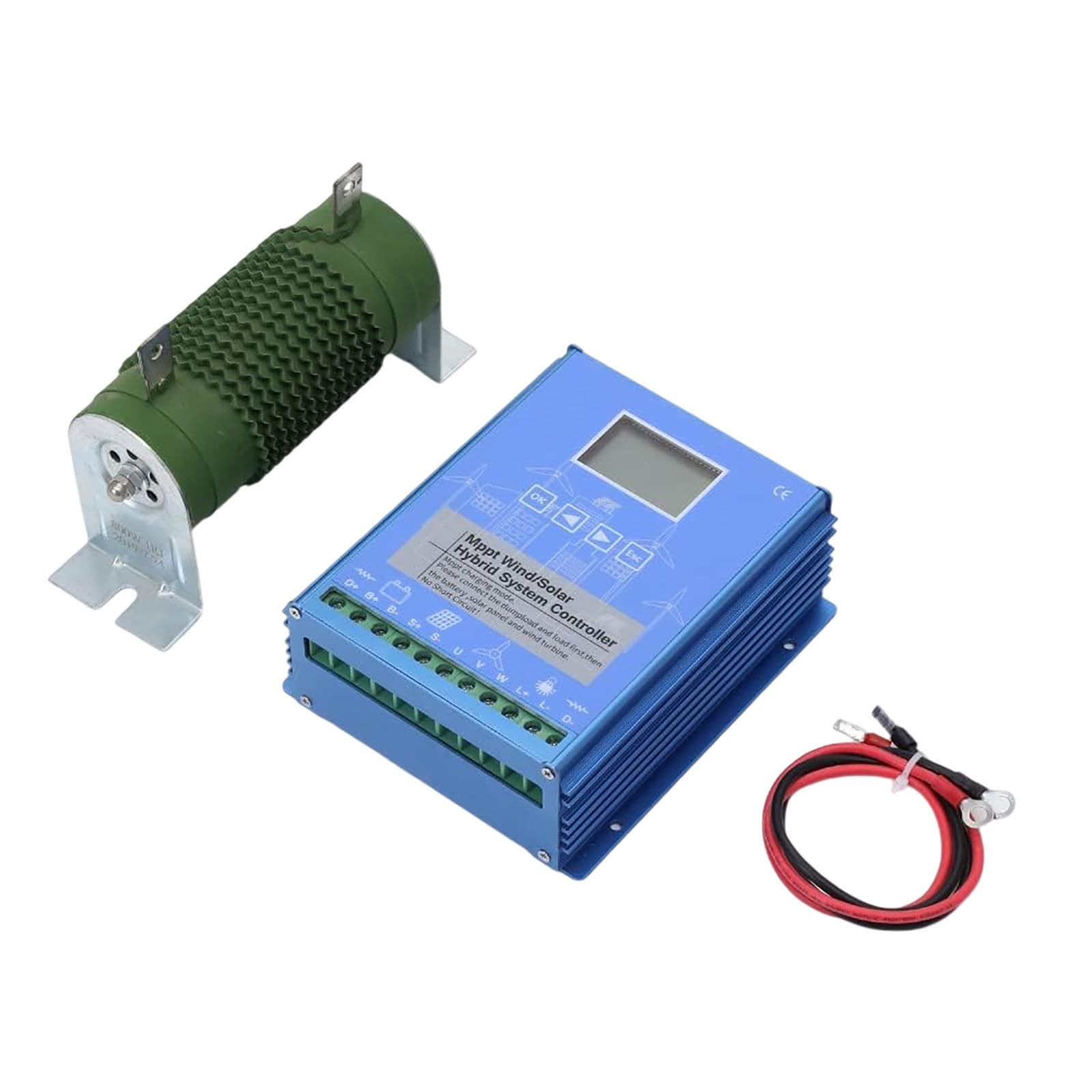 Controller Ibrido Eolico E Solare Da 10000W, 12/24/48V, Mppt, Collegato A Turbine Eoliche E Pannelli Solari Fotovoltaici, Stabilizzatore Automatico Di Tensione, Controller Ibrido, Universale