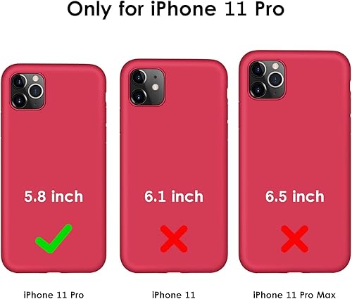 Miniatura 2 de DTTO Funda compatible con iPhone 11 Pro, serie Romance, funda de silicona cubierta completa protección mejorada de cámara y pantalla con cojín