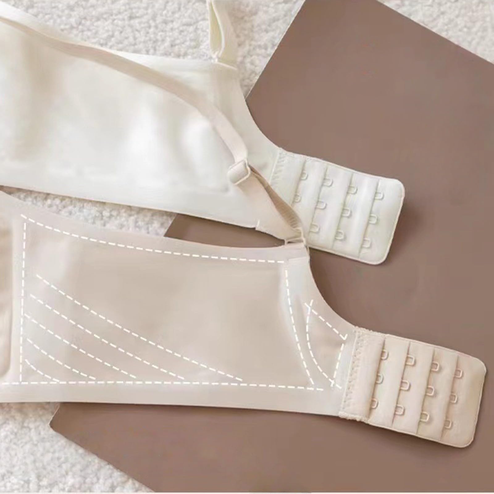 Biustonosze Minimiser dla kobiet UK Niski tył Bez fiszbin Ramiączka Wyściełany Push Up Halter Halterneck Plus Size Bezszwowy biustonosz sportowy Miękki, lekki biustonosz