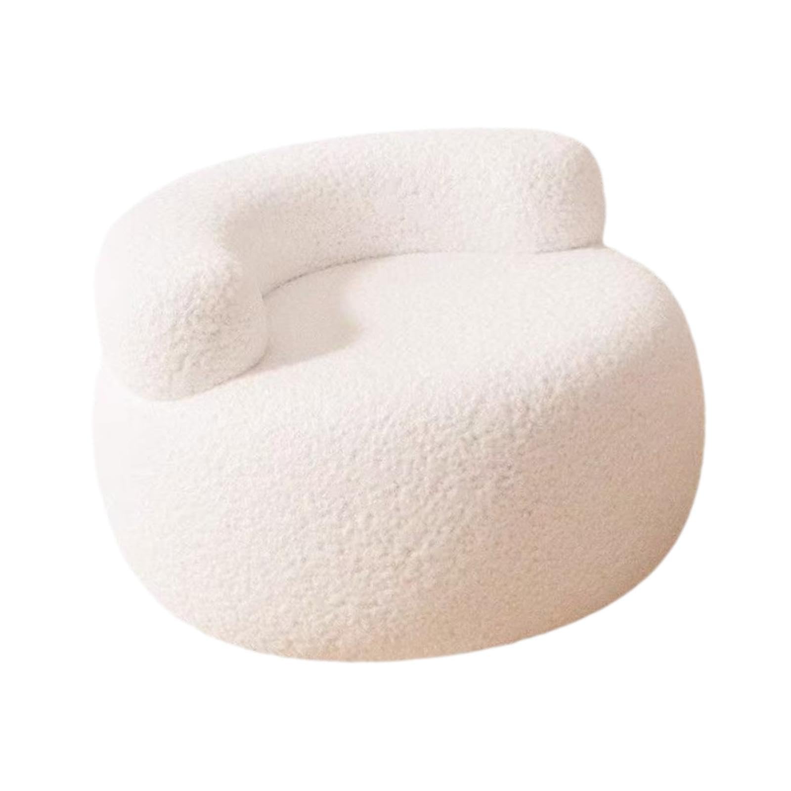 Footstool Furniture Portable Comfortable Lazy Sofa for Indoor Bedroom Office White|1 Sofa Footstool| Sofas Loveseats & Chaises| Sofas Loveseats & Chaises| Furniture |Home & Garden