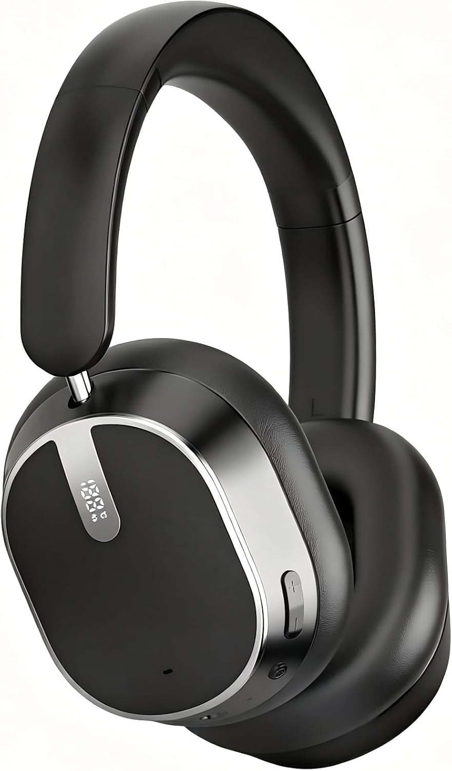 Hybrid-Bluetooth-Kopfhörer mit aktiver Geräuschunterdrückung, Bluetooth 6.0, kabellose Over-Ear-Kopfhörer mit 120 Stunden Spielzeit, Hi-Res-Audio, tiefer Bass, Memory-Schaum-Ohrmuscheln für