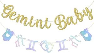 Firefairy S'mores Birthday Banner - Pre-Strung Camping Themed Decor With Gold Glitter, Happy Camper Party Decoration