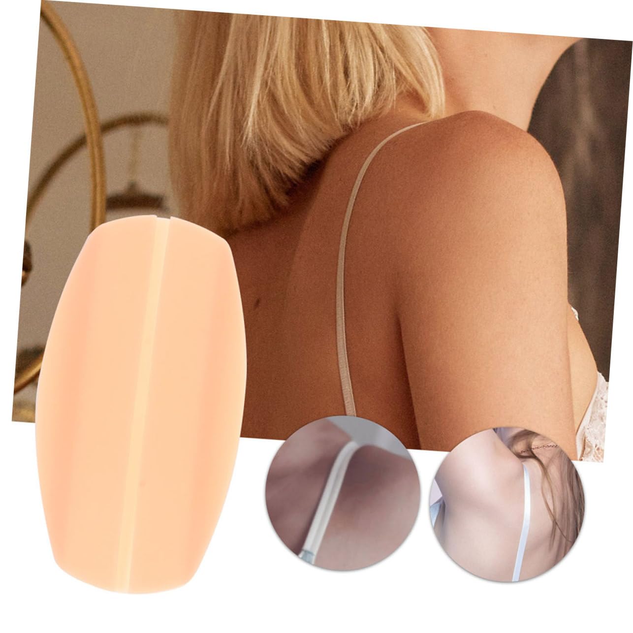 Hombrera Invisible Hombrera De Hombrera Para Almohadillas De Correa De Sujetador Cojín De Hombrera Cojines Antideslizantes Para Hombreras Gel De Sílice