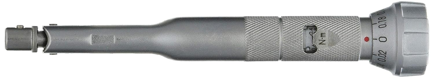 Tohnichi Interchangeable Head Type Adjustable Torque Wrench with Metal Handle, 0.4-2, 0.02N.m, 8D CL2NX8D-MH Torque Wrench