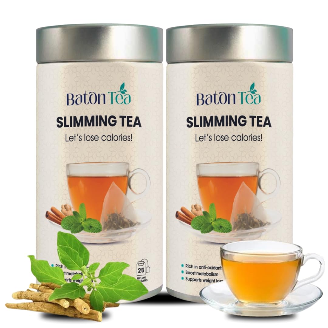 Baton Tea Baton Slimming Tea|25 Tea Bags|Made With Herbs,Spices & Green Tea|Reduce Bloating And Improves Digestion|15 Days Pack ..,50 Grams (B0C4L4NFGM) Amazon Price History, Amazon Price Tracker