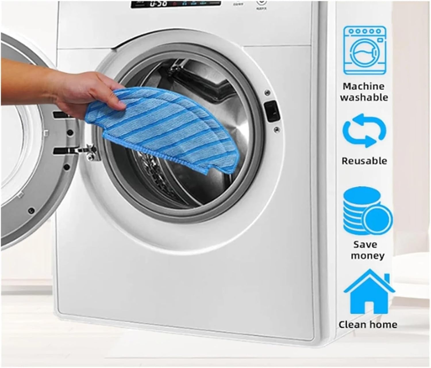 A61I Water Tank Mop Holder Mop Cloth Replacement,Compatible for Deebot, 920 T5 950 Robot Vacuum Cleaner Part