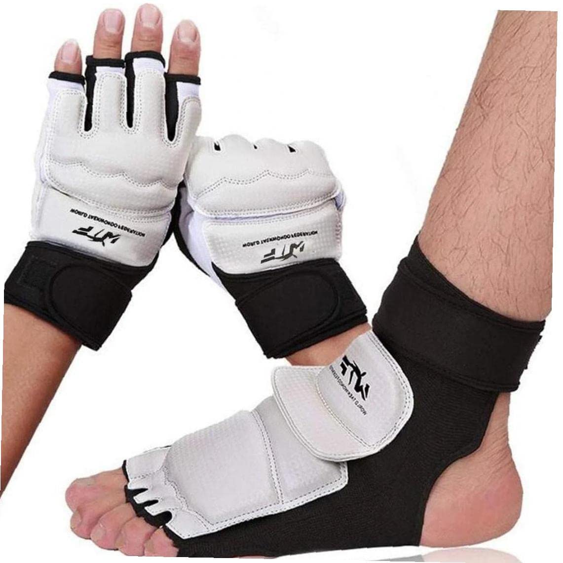 Protector Pies Taekwondo Mano Artes Marciales Boxeo Entrenamiento para Hombres Mujeres Niños