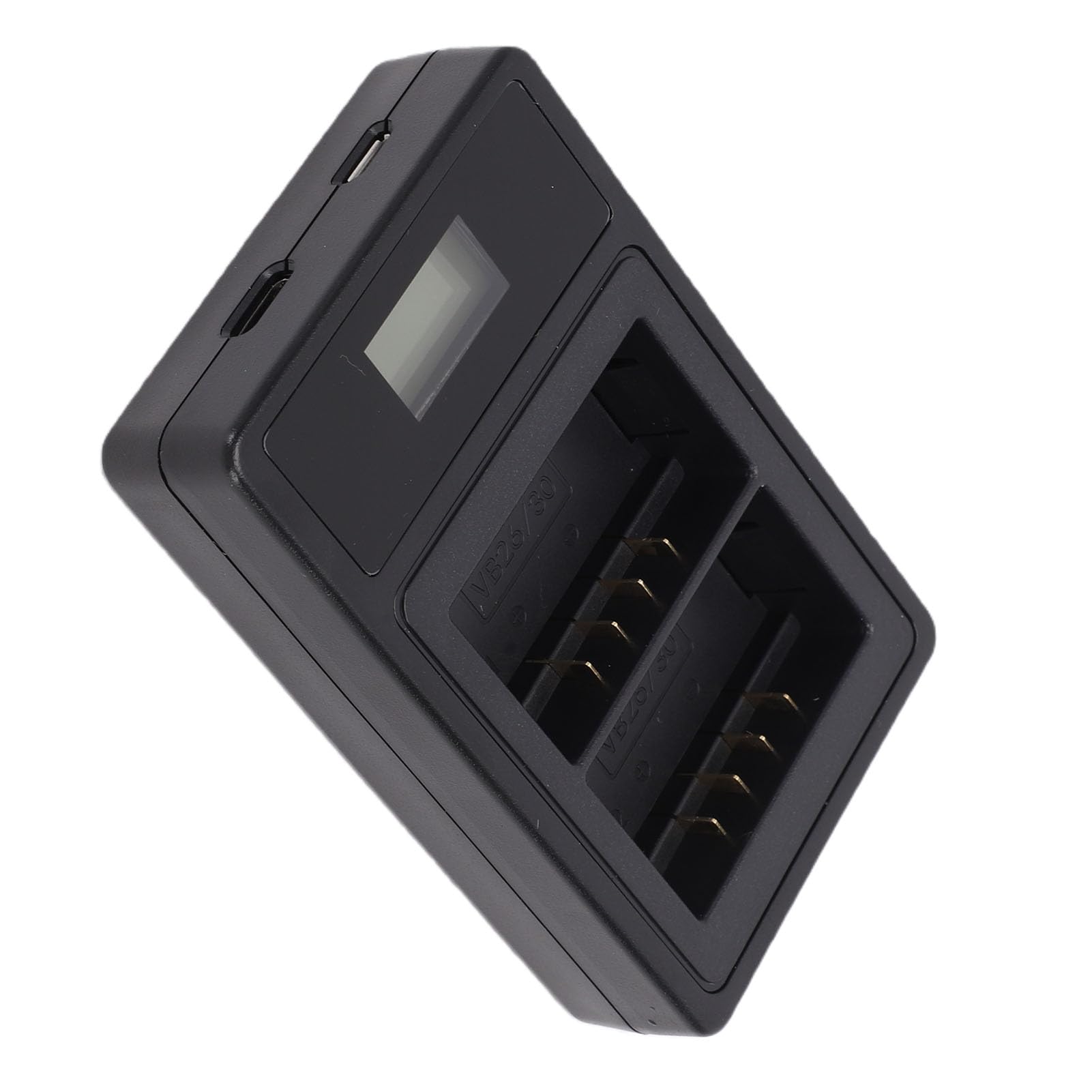 VB26 VB26B VB30 Ładowarka do Lampy Błyskowej, Podwójna Szybka ładowarka USB z Wyświetlaczem LCD, Kompatybilna z Lampami Błyskowymi V1 V850III V860III MF R76 Ring72 AD100Pro V1Pro