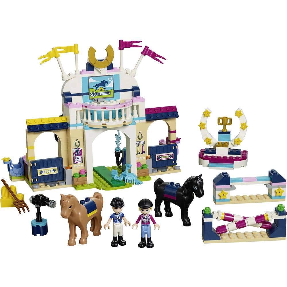 LEGO Friends La gara di Equitazione di Stephanie, Mini-doll e Accessori, Set Maneggio Giocattolo per Bambini, 41367