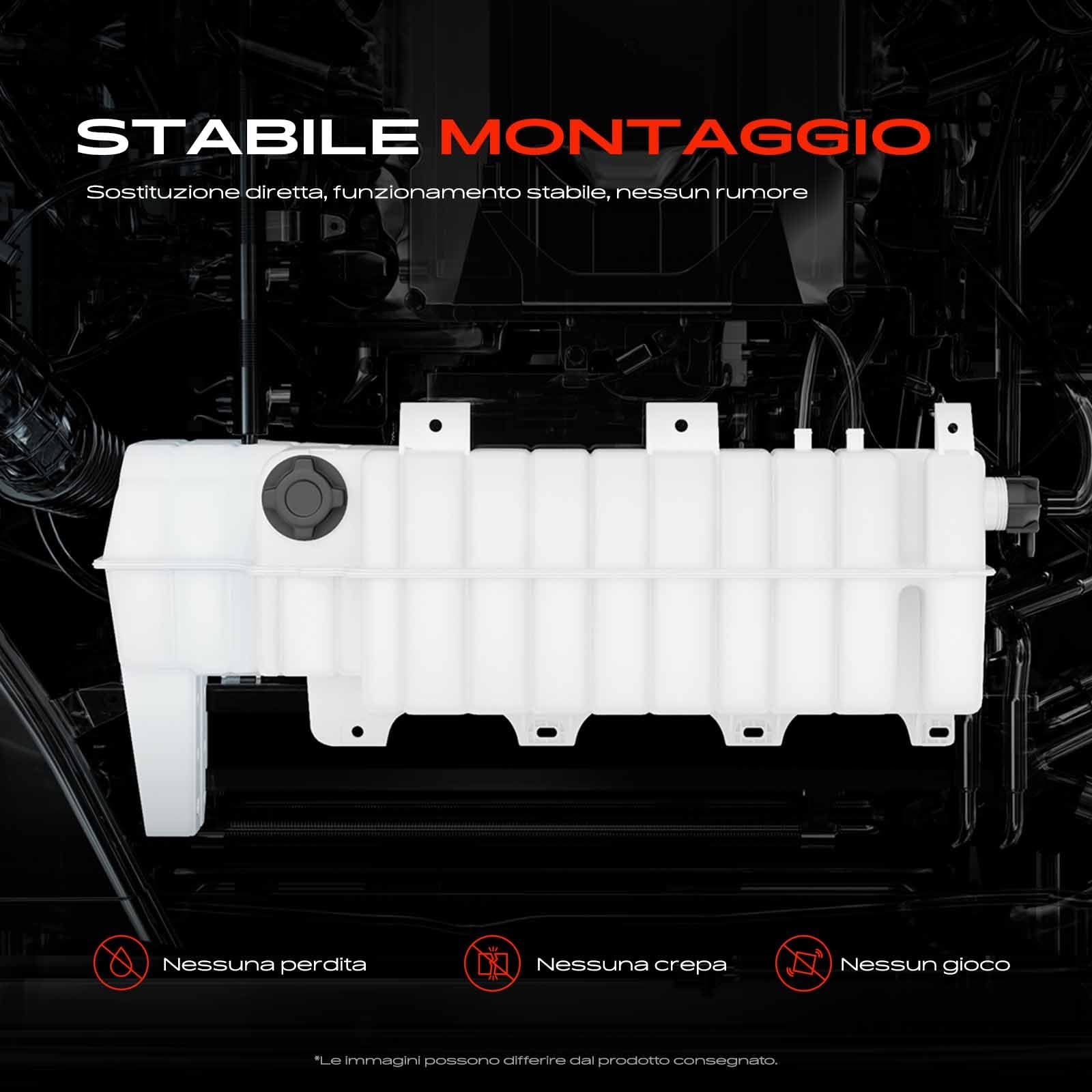 Frankberg Serbatoio di Espansione Refrigerante Contenitore per refrigerante Compatibile con Touare.g 7L6 7L7 7LA 3.0L Q7 4LB 3.0L Touare.g 7L6 7L7 7LA 2.5L Ca.y.e.n.n.e 9PA 3.2L Q7 4LB 4.1L 7L0121407E